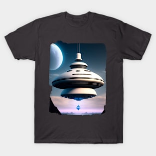 Ufo - Ufo sighting from a military fighter plane T-Shirt